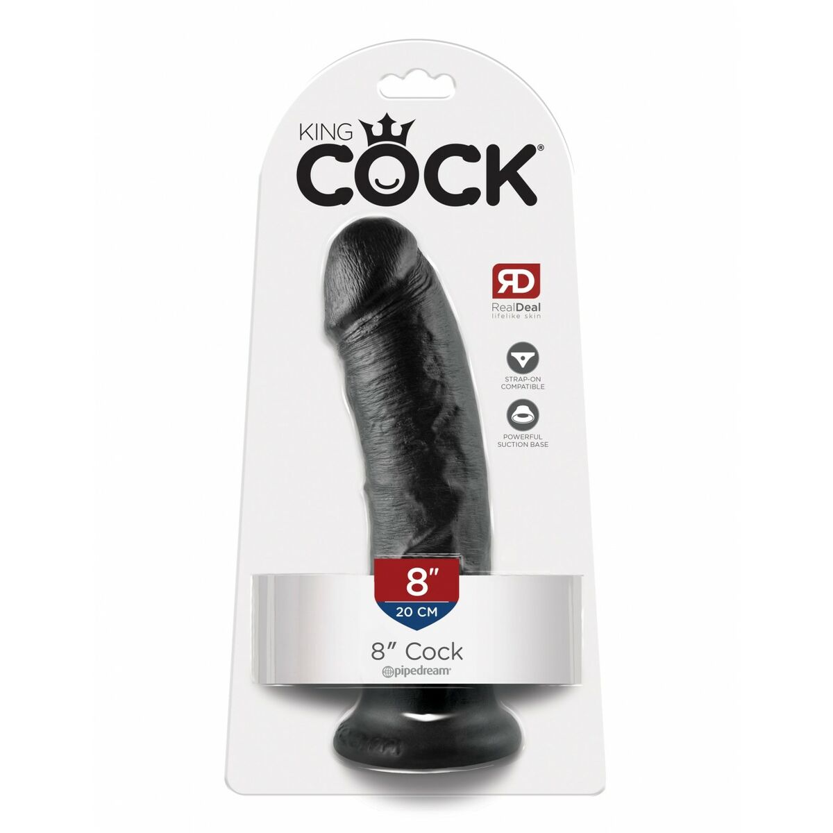 Dildo Pipedream King Cock Preto